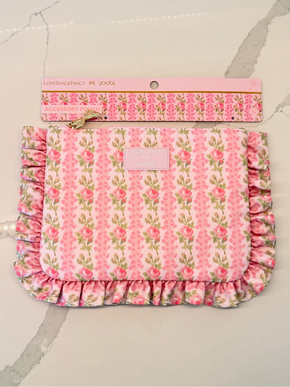 2 PC SET 🌸 LoveShackFancy x Target - Pencil Cases  - Strawberry Macaroon